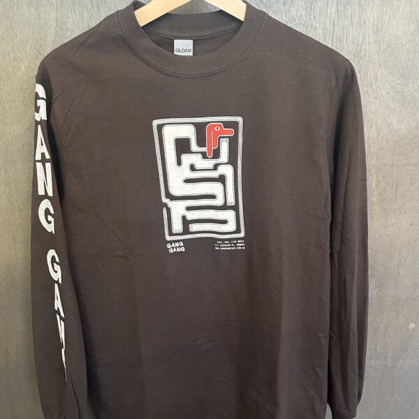 Long Sleeve GG T-Shirt - Brown