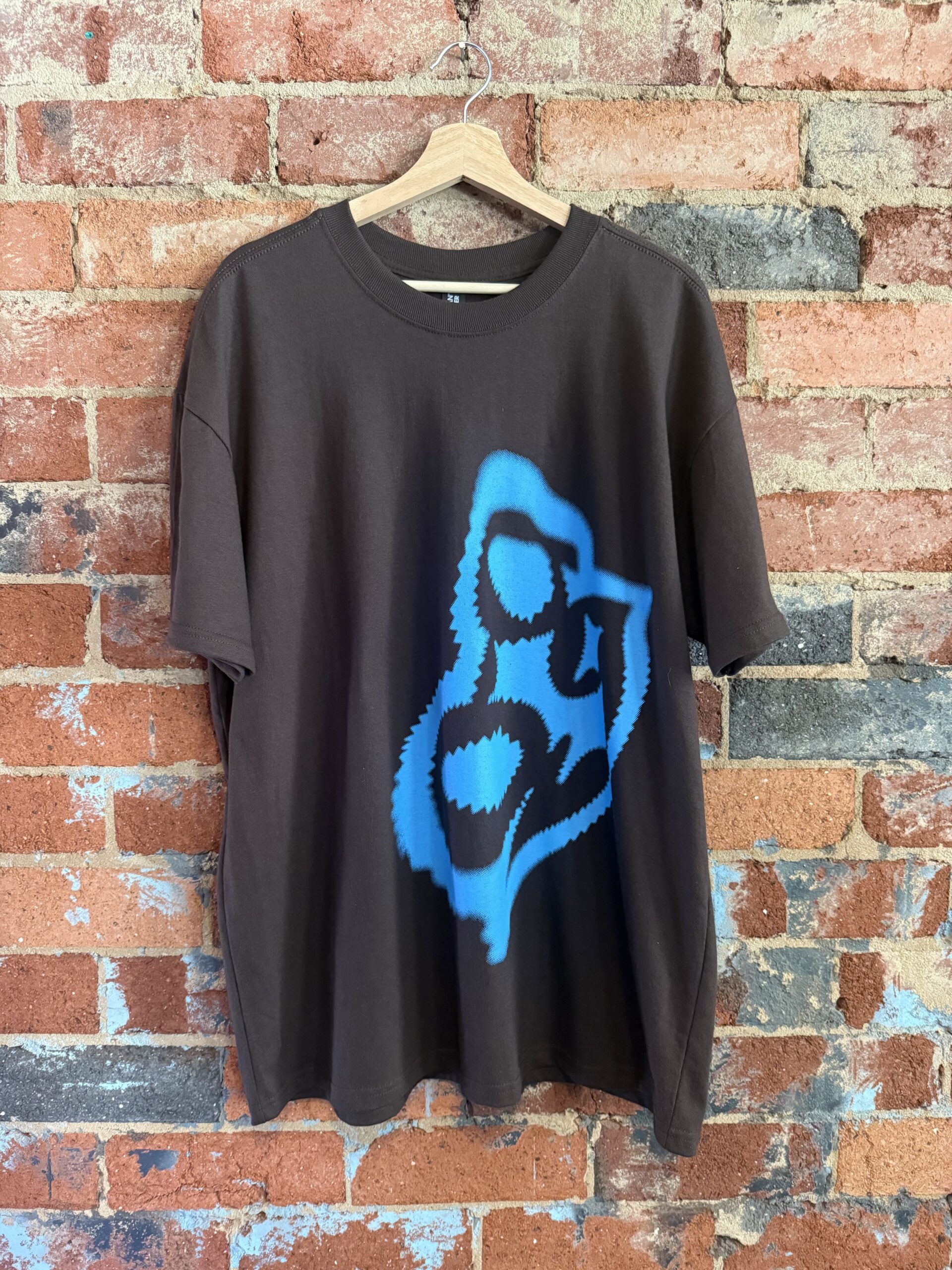 Gang Gang T-Shirt (Chocolate and Blue)